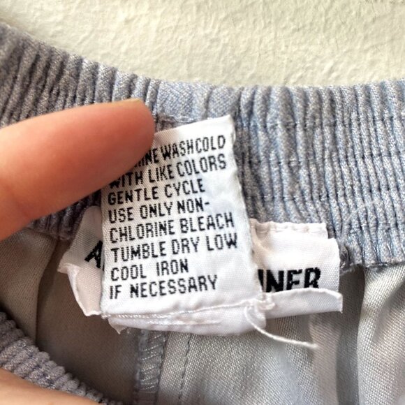 Alfred Dunner Pull On Pants Light Blue 10 - Picture 9 of 10